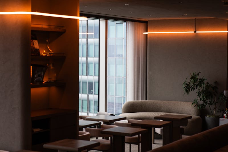 Starbird chicken bar and lounge area